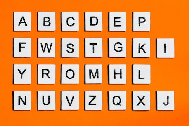 Children learning the sound of the English Alphabets through a fun and colourful video